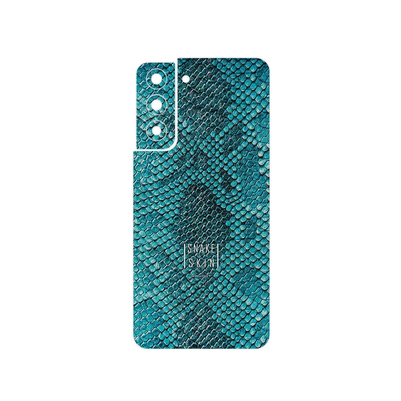 برچسب پوششی ماهوت مدل Blue Snake Skin مناسب برای گوشی موبایل سامسونگ Galaxy S21 FE 5G