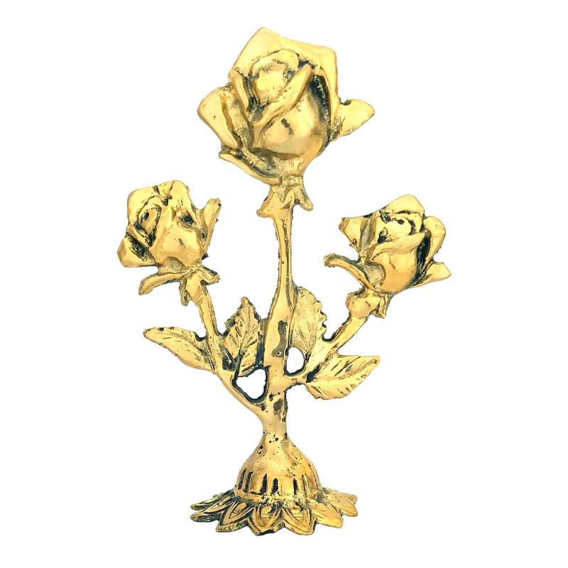 مجسمه مدل گل رز 3 شاخه کد 1253