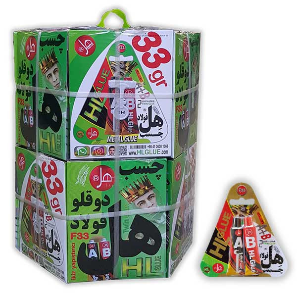 چسب دوقلو هل مدل فولاد لوکس F33 وزن 33 گرم