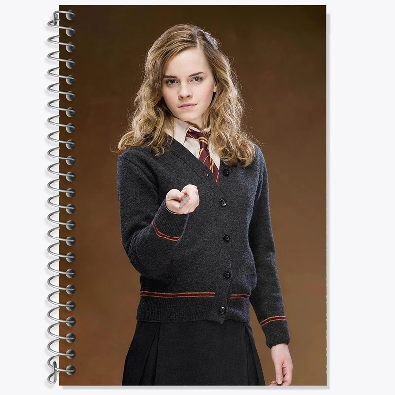 دفتر زبان 50 برگ خندالو مدل دو خط طرح هری پاتر هرمیون گرانجر کد 24981