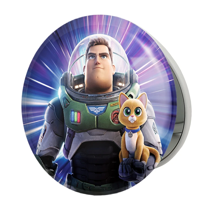 آینه جیبی خندالو طرح انیمیشن باز لایتیر مدل تاشو کد 26328 