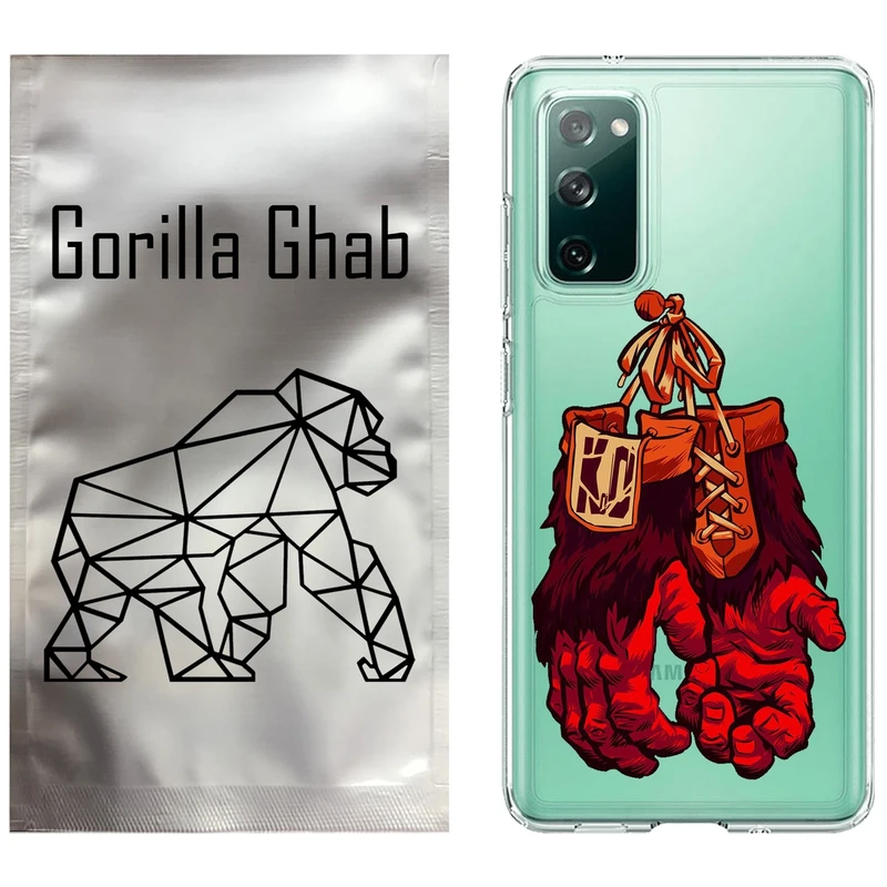 کاور گوریلا قاب مدل CLG کد 77 طرح دستکش مناسب برای گوشی موبایل سامسونگ Galaxy S20 FE