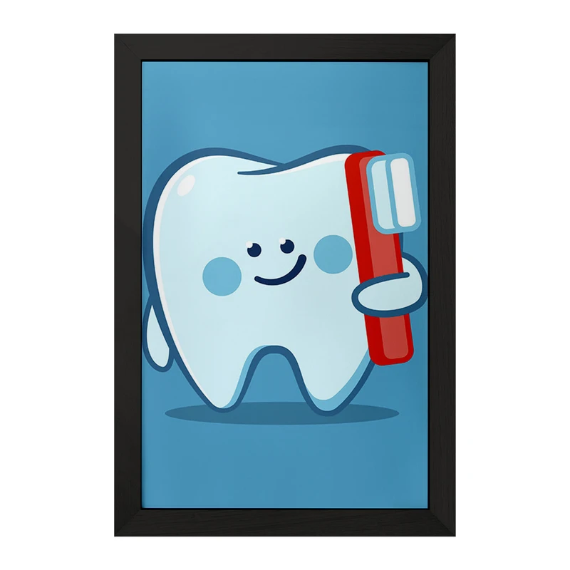 تابلو خندالو مدل دندان و دندان پزشکی کودکانه کد 36767