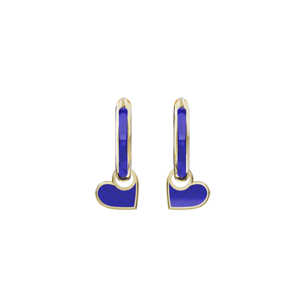 گوشواره طلا 18 عیار زنانه گلدم مدل E211019