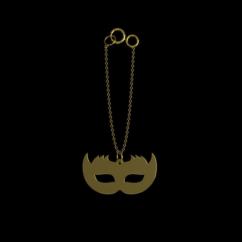 آویز ساعت طلا 18 عیار زنانه مدوپد مدل هالووین کد CA18020