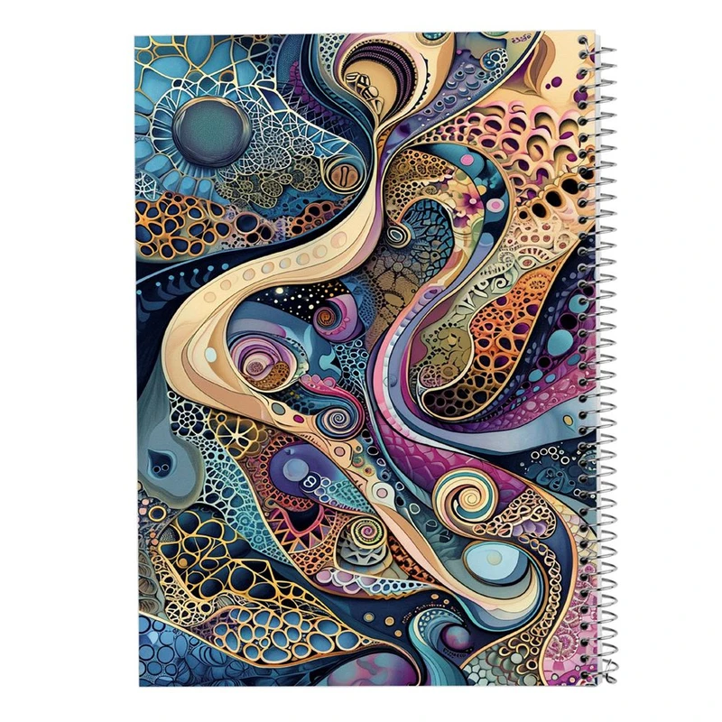 دفتر شطرنجی 50 برگ مدوپد طرح اشکال فانتزی کد DF16384