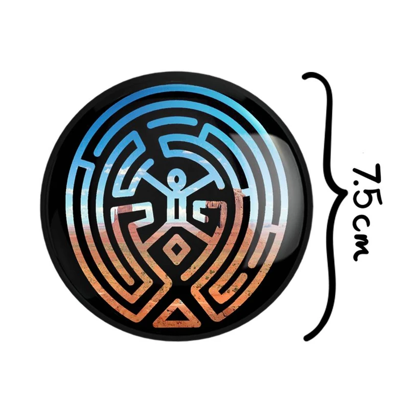 آینه جیبی خندالو مدل سریال وست ورلد West World  کد 10201