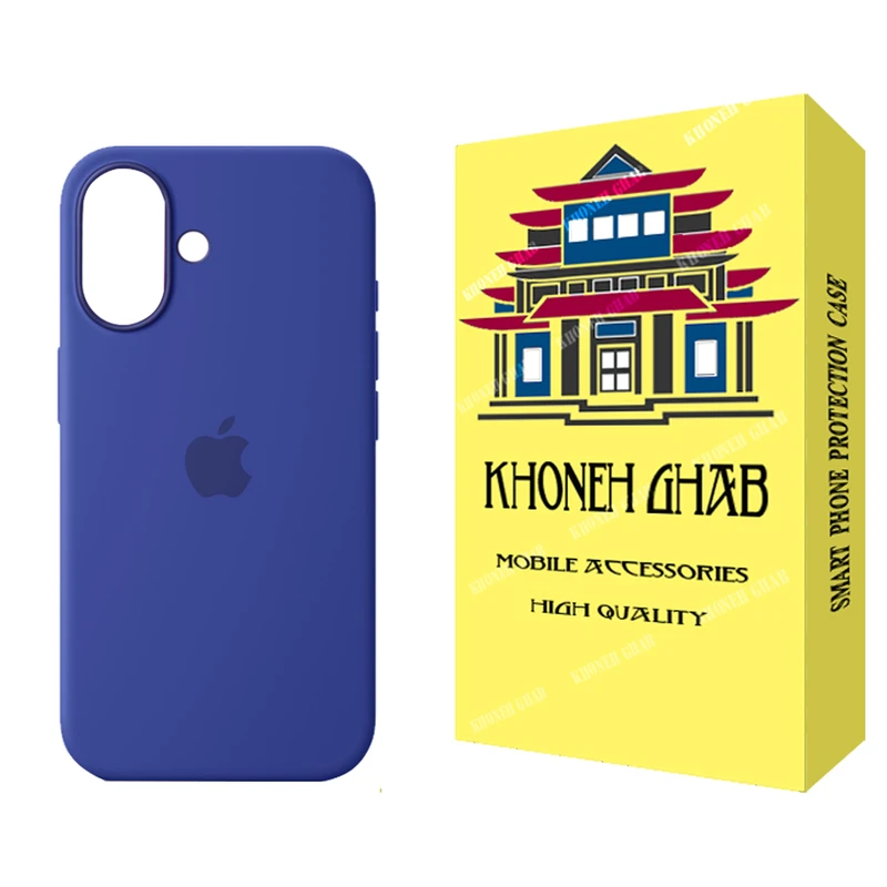 کاور خونه قاب مدل سیلیکونی طرح SLB مناسب برای گوشی موبایل اپل iPhone 16
