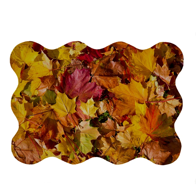 پادری مدل دالبر طرح برگ کد 5503 سایز 80x110 سانتی متر 