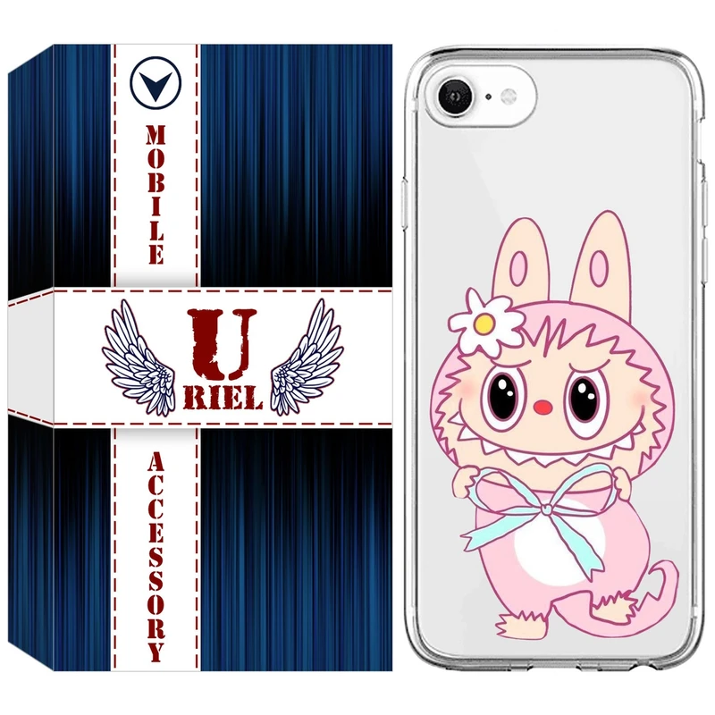 کاور یوریل مدل Clear کد 146 طرح لبوبو Labubu مناسب برای گوشی موبایل اپل iPhone 7 / 8 / SE 2022