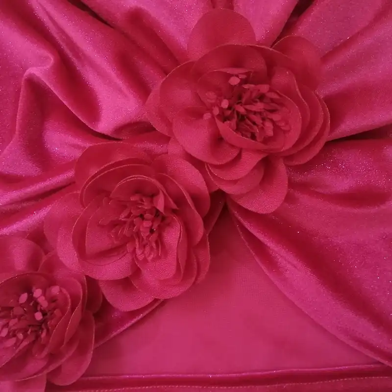 توربان زنانه مدل گل پرچمی