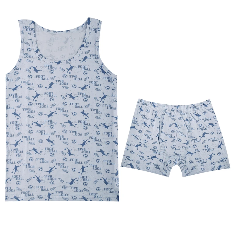 ست تاپ و شلوارک پسرانه مدل Donella.knp-foot-AB