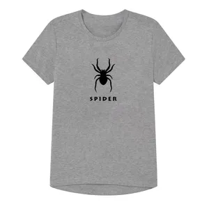 تی شرت آستین کوتاه پسرانه مدل  عنکبوت کد Z11 رنگ طوسی