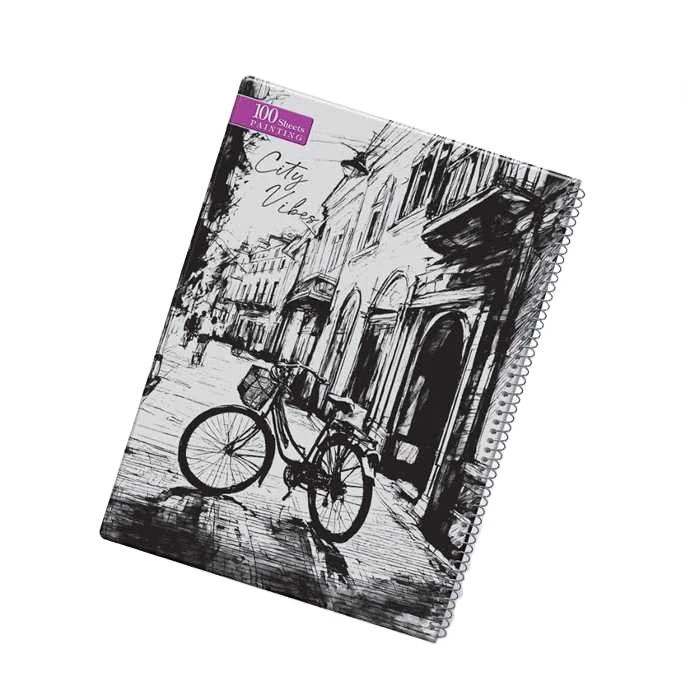 دفتر نقاشی 100 برگ مدل کلاسیک کد 100N7