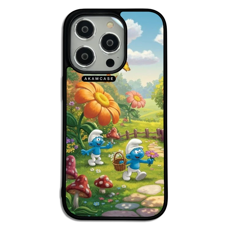 کاور آکام مدل AMC-WA14PRO-SMURFS-9 مناسب برای گوشی موبایل اپل iPhone 14 Pro