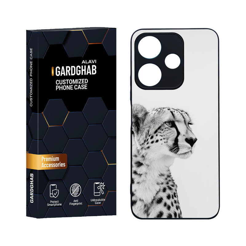 کاور گارد قاب علوی مدل دورژله ای حیوانات مناسب برای گوشی موبایل شیائومی Redmi 13 4G / 5G