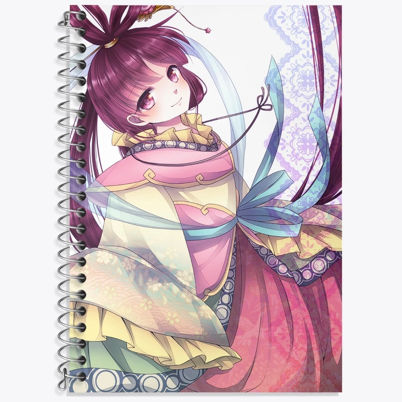 دفتر زبان 50 برگ خندالو مدل دو خط طرح کوگیوکو انیمه ماگی هزارتوی سحر و جادو کد 36033