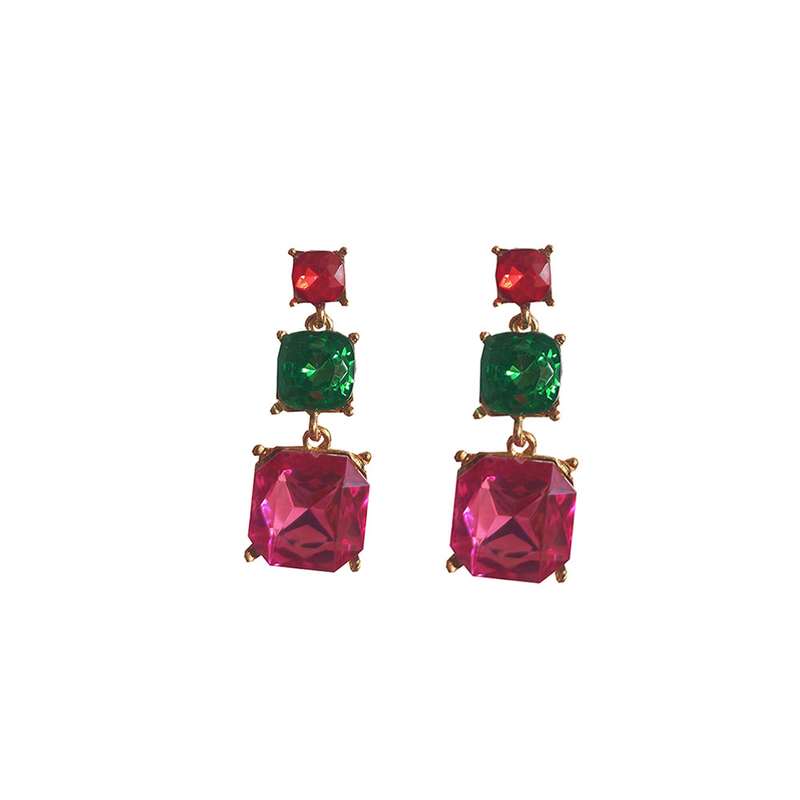 گوشواره زنانه مدل نگینی