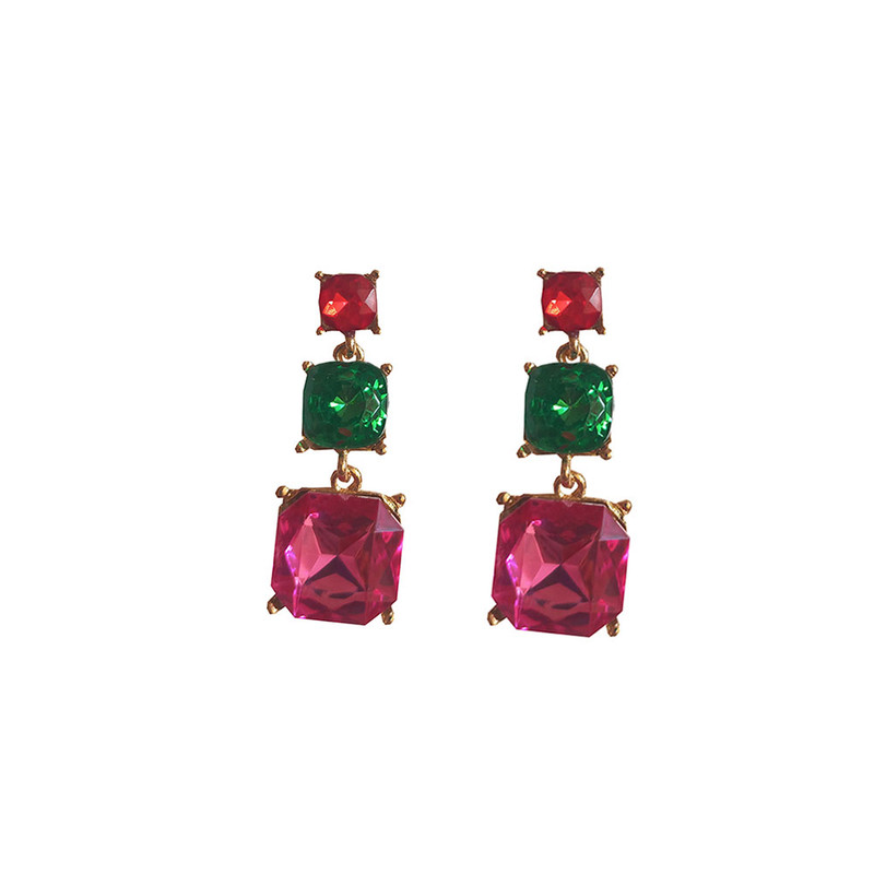 گوشواره زنانه مدل نگینی