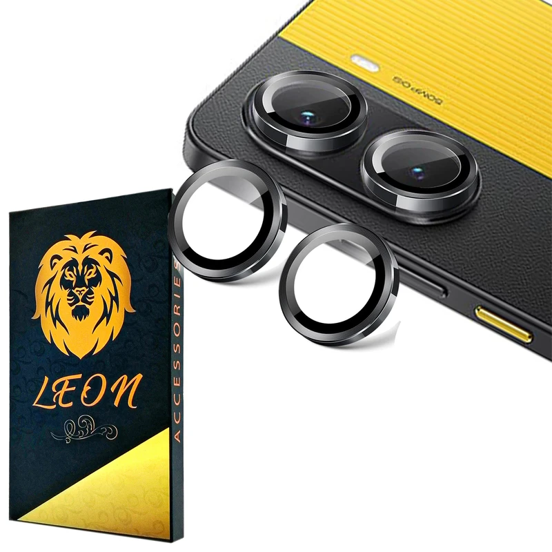محافظ لنز دوربین فلزی لئون مدل Lenz مناسب برای گوشی موبایل شیائومی Poco X7 Pro