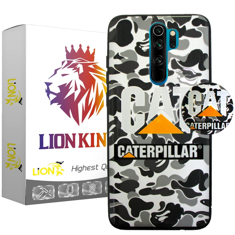 کاور لاین کینگ مدل CT مناسب برای گوشی موبایل شیائومی Redmi Note 8 Pro به همراه پایه نگهدارنده