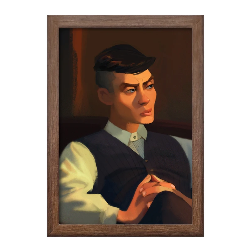 تابلو خندالو طرح پیکی بلایندرز (Peaky Blinders) کد F571