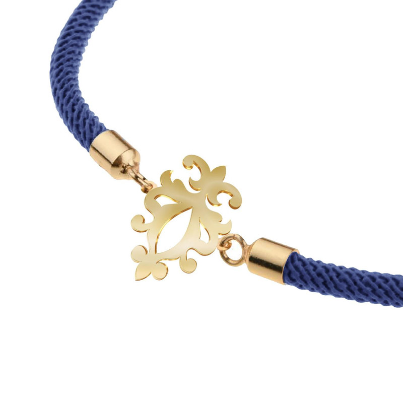 دستبند طلا 18 عیار زنانه مدوپد مدل اسلیمی کد D13-10688