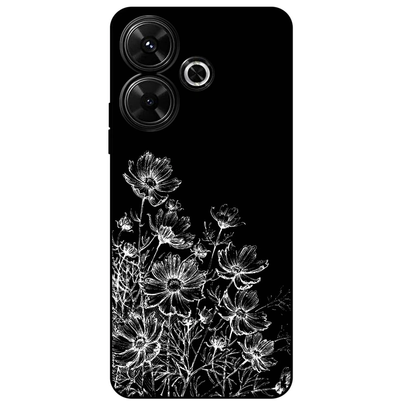 کاور مگافون طرح گل مدل 7274 مناسب برای گوشی موبایل شیائومی Redmi 13 4G