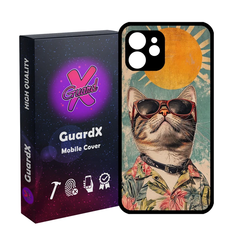 کاور گارد ایکس طرح گربه مدل 11100 مناسب برای گوشی موبایل اپل iPhone 12