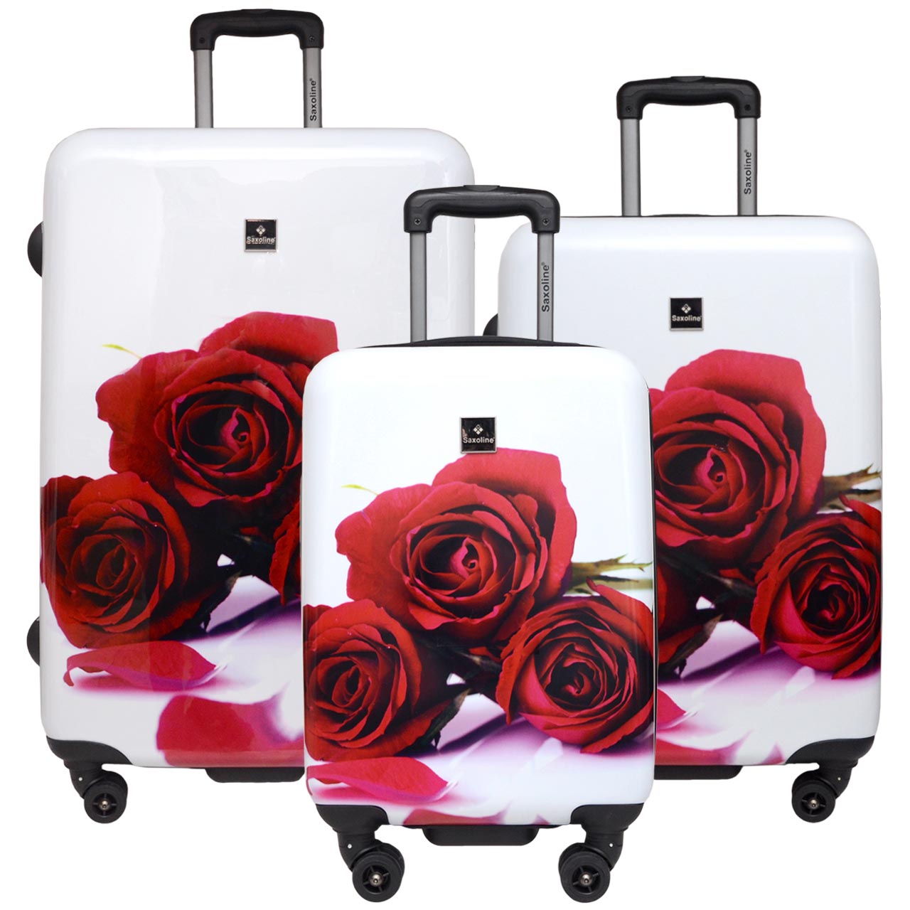 نکته خرید - قیمت روز مجموعه سه عددی چمدان ساکسولاین مدل ROSES B35H0 خرید