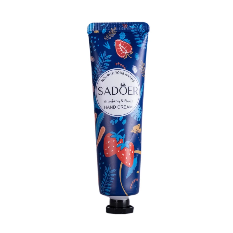 کرم مرطوب کننده دست سادور مدل توت فرنگی مناسب انواع پوست حجم ۳۰ میلی لیتر