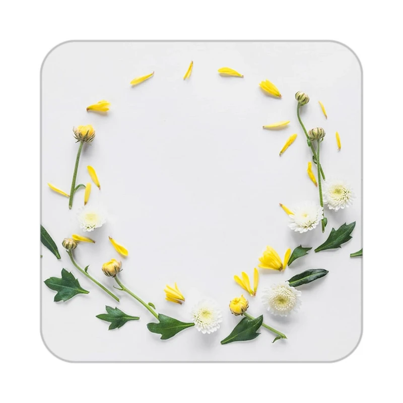 زیر لیوانی کاکتی طرح گل مدل mp19112