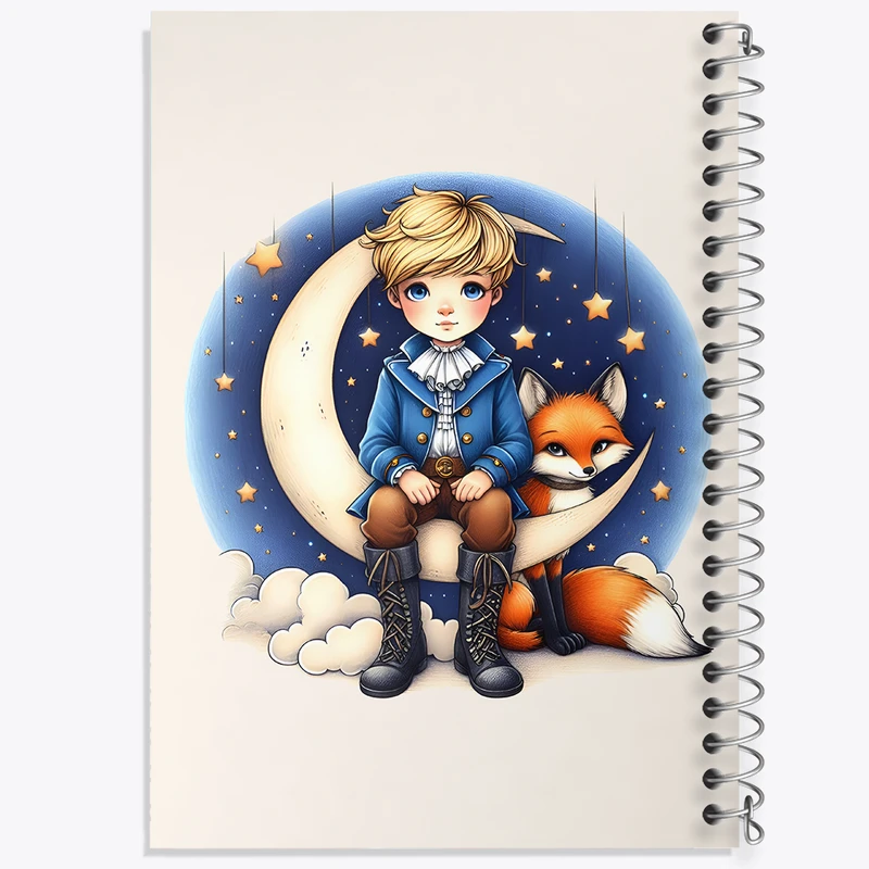 دفتر نقاشی 50 برگ خندالو طرح شازده کوچولو (The Little Prince) کد F6136