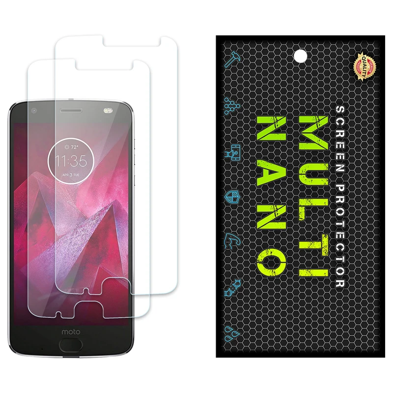  محافظ صفحه نمایش مولتی نانو مدل X-S2N مناسب برای گوشی موبایل موتورولا Moto Z2 Force بسته دو عددی