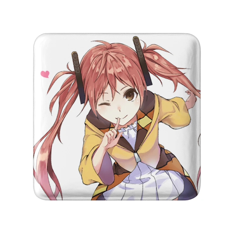 پیکسل خندالو طرح انجو انیمه گلوله سیاه مدل مربعی کد 35868