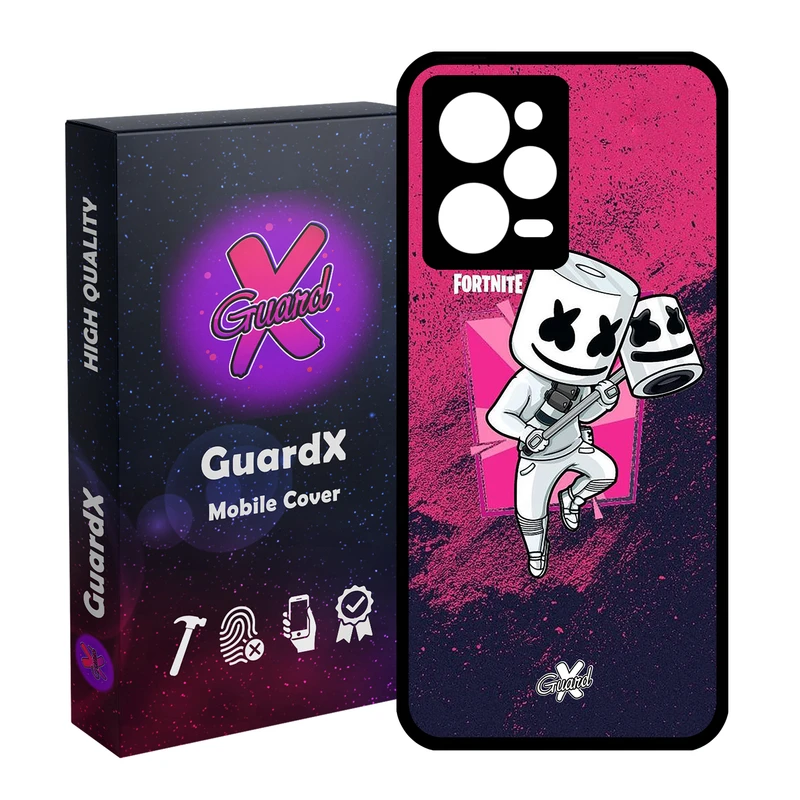 کاور گارد ایکس طرح Fortnite مدل Glass10031 مناسب برای گوشی موبایل شیائومی Redmi Note 12 Pro 5G/Poco X5 Pro 5G/Note 12 Pro Pro speed