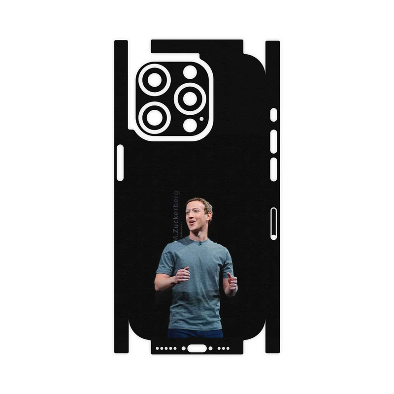 برچسب پوششی ماهوت مدل Mark_Zuckerberg-FullSkin مناسب برای گوشی موبایل اپل iPhone 15 Pro