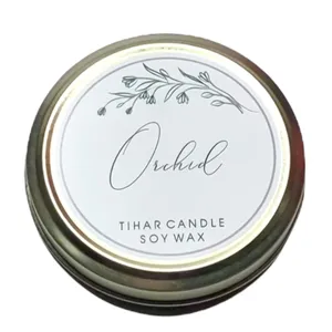 شمع دست ساز تیهار کندل مدل ORCHID-02