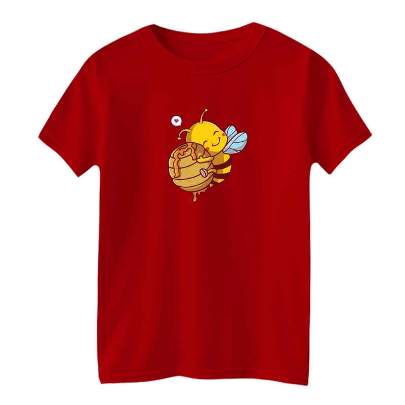 تی شرت آستین کوتاه بچگانه مدل زنبوری کد02