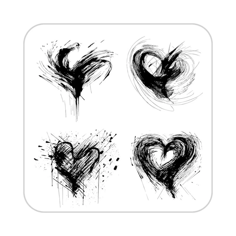 زیر لیوانی کاکتی مدل عاشقانه کد mp13349