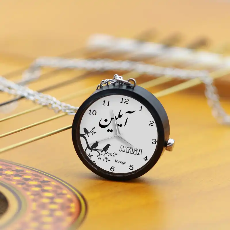 ساعت گردنبندی عقربه ای ناکسیگو مدل آیلین کد NF12029