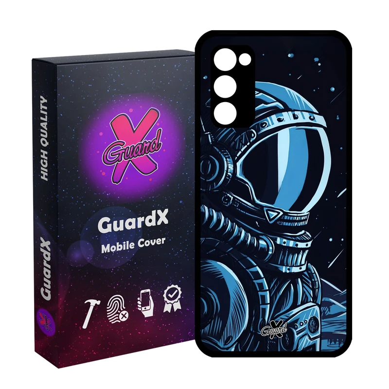 کاور گارد ایکس طرح فضانورد مدل Glass10473 مناسب برای گوشی موبایل سامسونگ Galaxy S20 FE