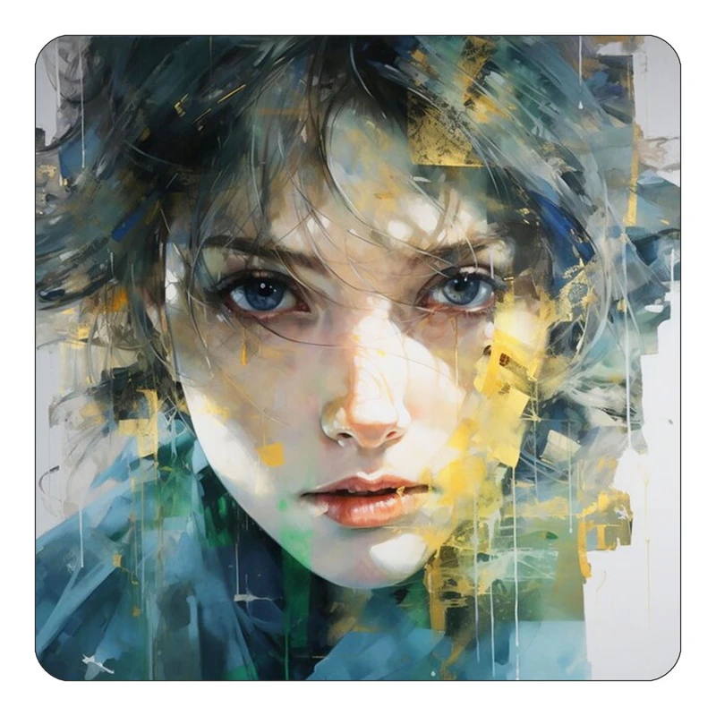 مگنت کاکتی طرح نقاشی رنگ روغن مدل mp69777