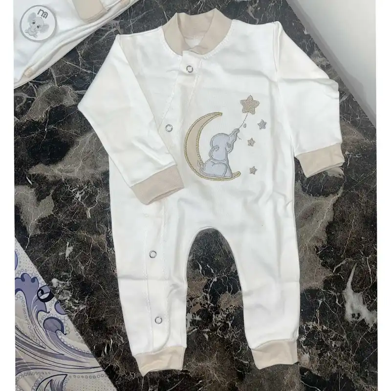 ست 8 تکه لباس نوزادی مادرکر مدل baby elephant and moon