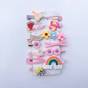 گیره مو دخترانه مدل PI001 بسته 13 عددی