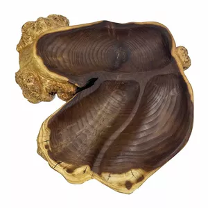 شکلات خوری گوراب چوب طرح دفرمه مدل روستیک کد 1043