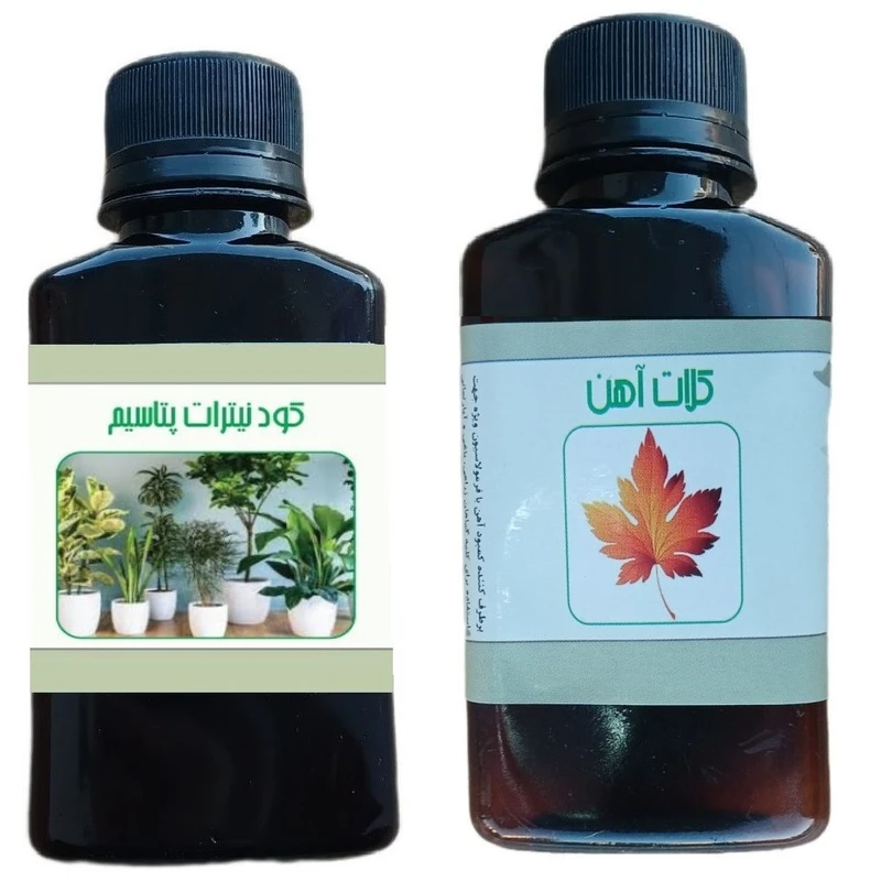 کود مایع نیترات پتاسیم و کلات آهن مدل life - D حجم 110 میلی لیتر بسته 2 عددی