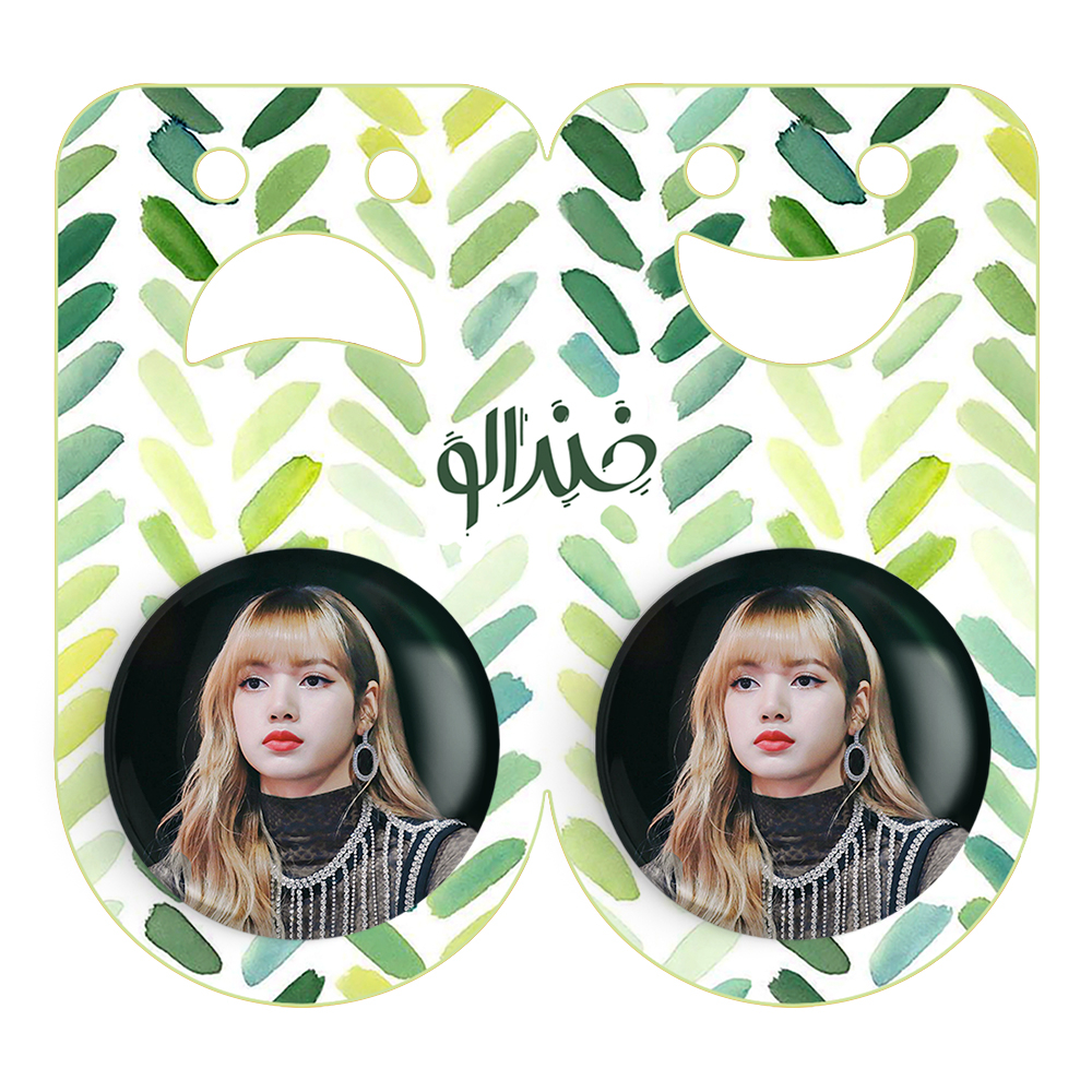 پیکسل خندالو مدل لیسا بلک پینک کد 14302 به همراه مگنت