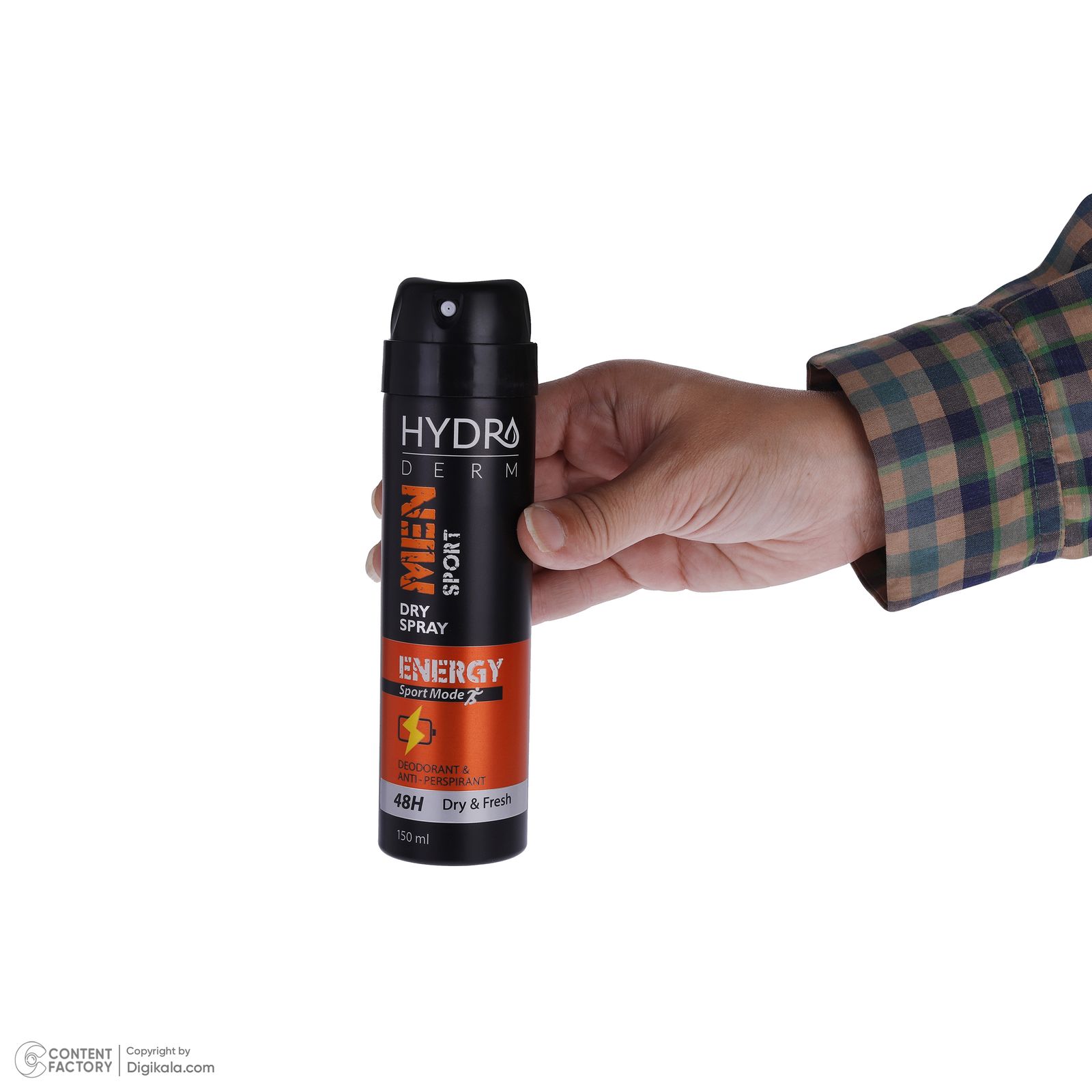 اسپری ضد تعریق مردانه هیدرودرم مدل Energy حجم 150 میلی لیتر -  - 5