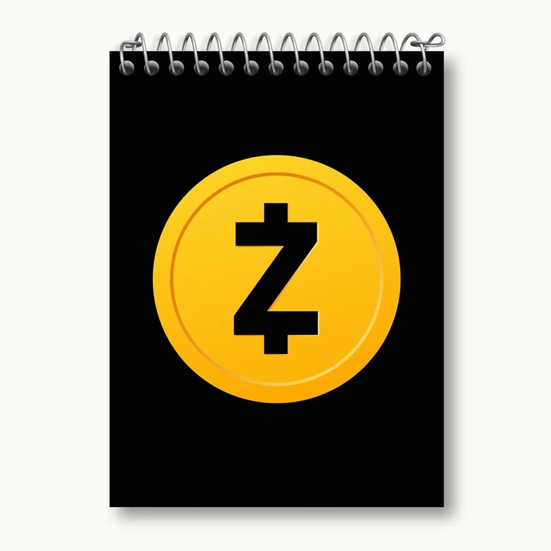 دفتر یادداشت 50 برگ خندالو مدل ارز دیجیتال زی کش کد 10908